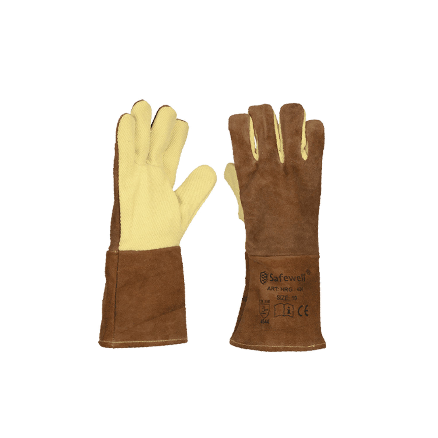 100% Aramid Gloves with Leather