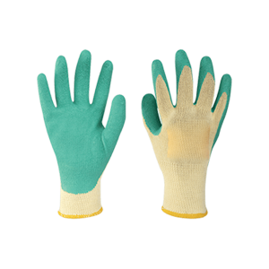 Latex-Coated Knitted Gloves