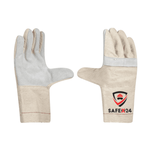 Leather Canvas Hand Gloves